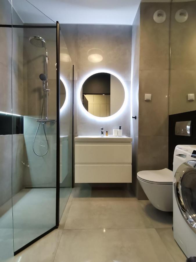 דירות ורשה Nowoczesny Apartament Z Widokiem מראה חיצוני תמונה