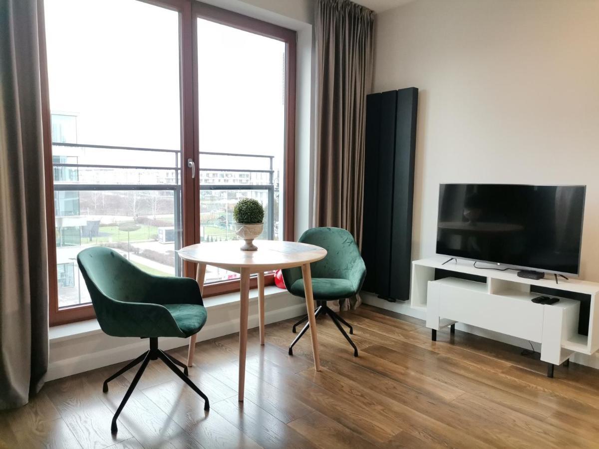 דירות ורשה Nowoczesny Apartament Z Widokiem מראה חיצוני תמונה