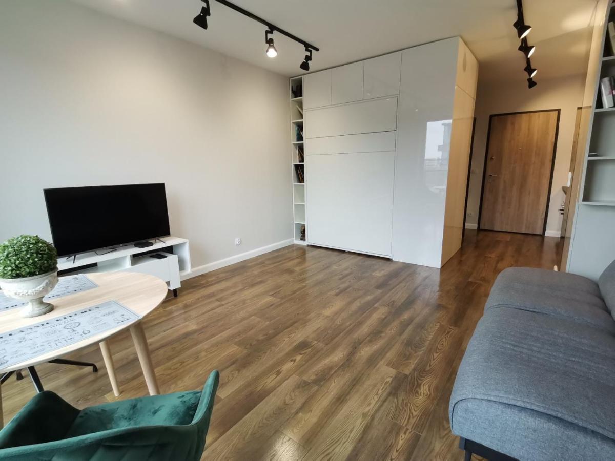 דירות ורשה Nowoczesny Apartament Z Widokiem מראה חיצוני תמונה